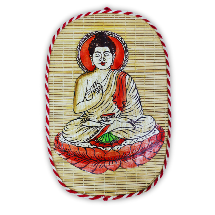 Buddha - Wall Decor panel made by Bamboo