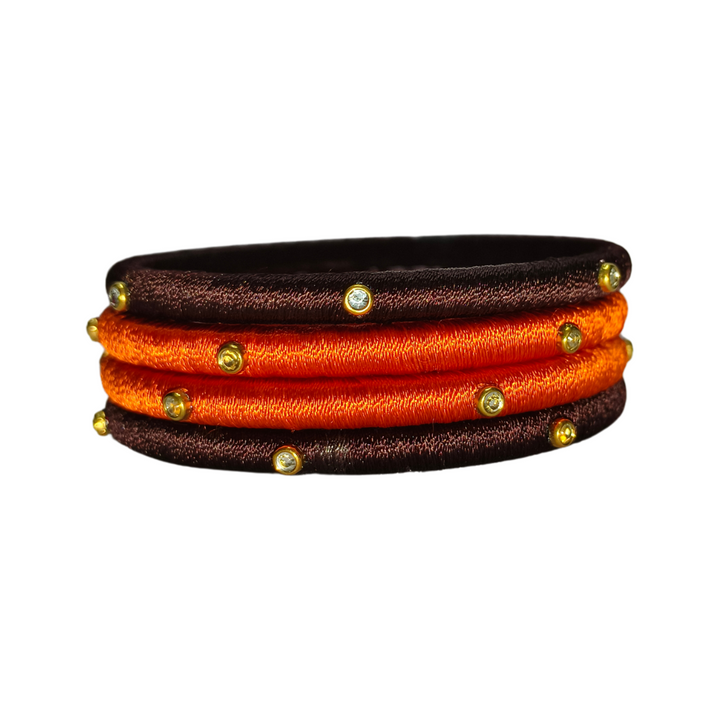 bangles Brown&orange color