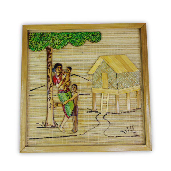 Bamboo Nature Handcraft - Wall Hanging Art Frame